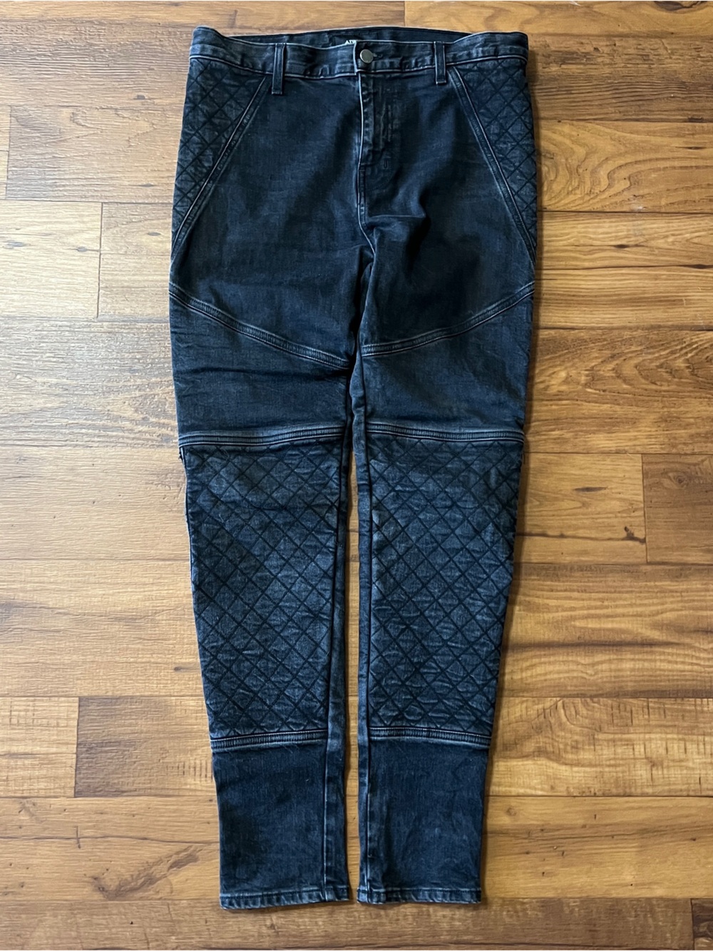ATWYLD Voyager Women’s Skinny Moto Jeans Size 32 Made In USA Biker Pants